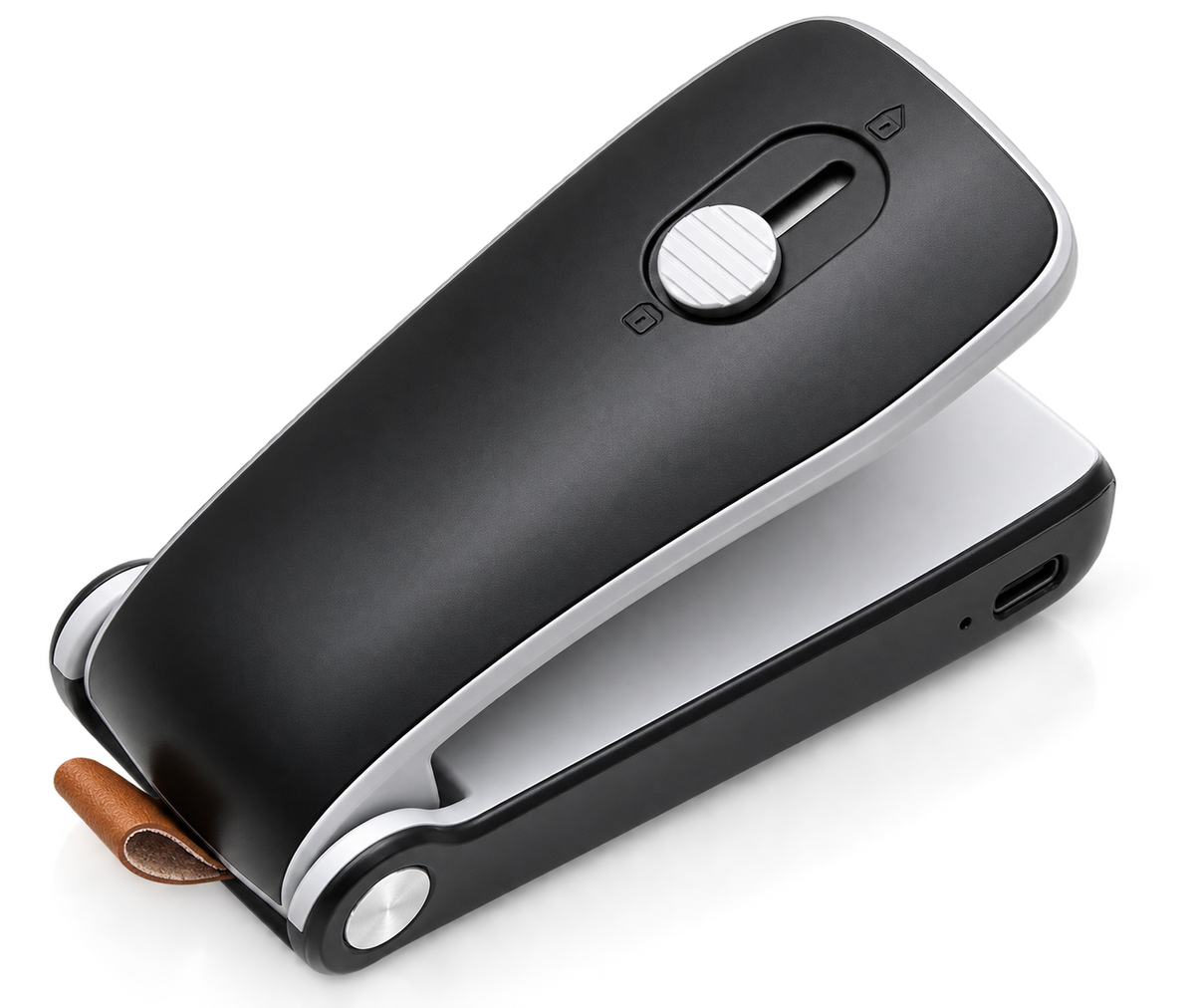 Handheld Mini Bag Sealer, 2-in-1 Rechargeable Heat Seal with Cutter for Chip Bags, Snacks & Kitchen Food Storage