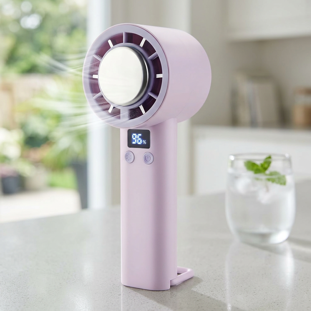 Handheld Mini Fan – Lightweight, Powerful Airflow