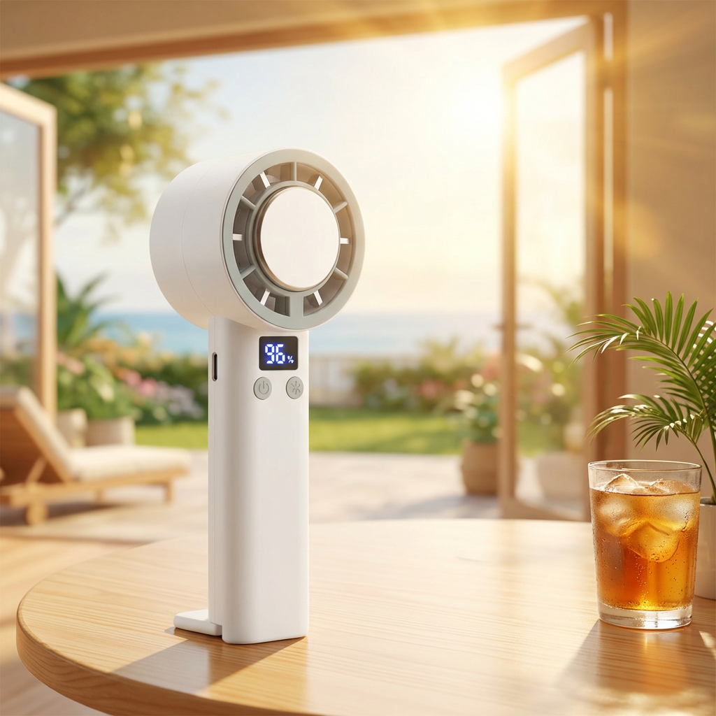 Handheld Mini Fan – Lightweight, Powerful Airflow