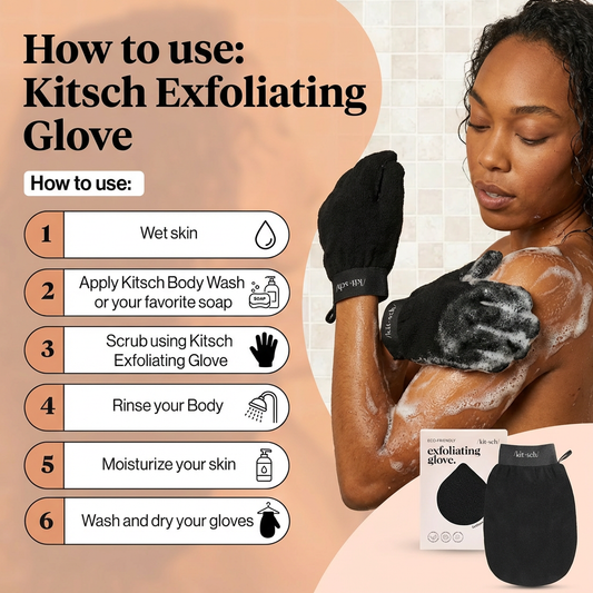 Skin Smoothing Exfoliating Gloves