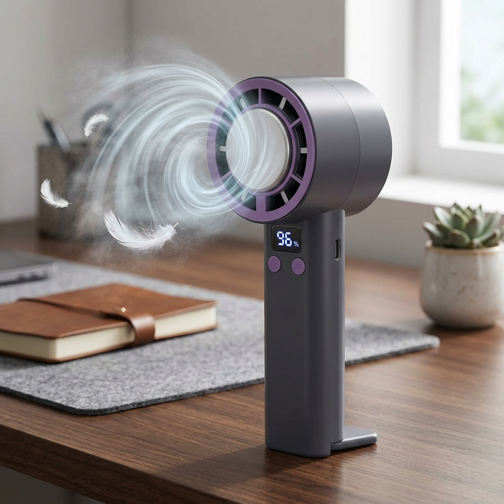 Handheld Mini Fan – Lightweight, Powerful Airflow