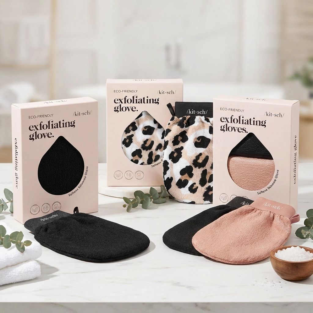 Skin Smoothing Exfoliating Gloves
