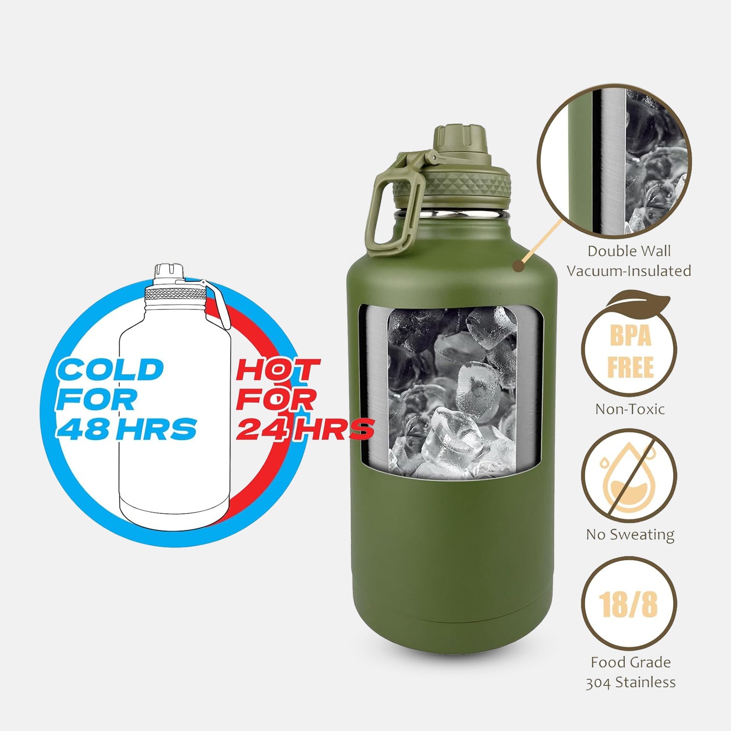 Premium Insulated Hiking Bottle