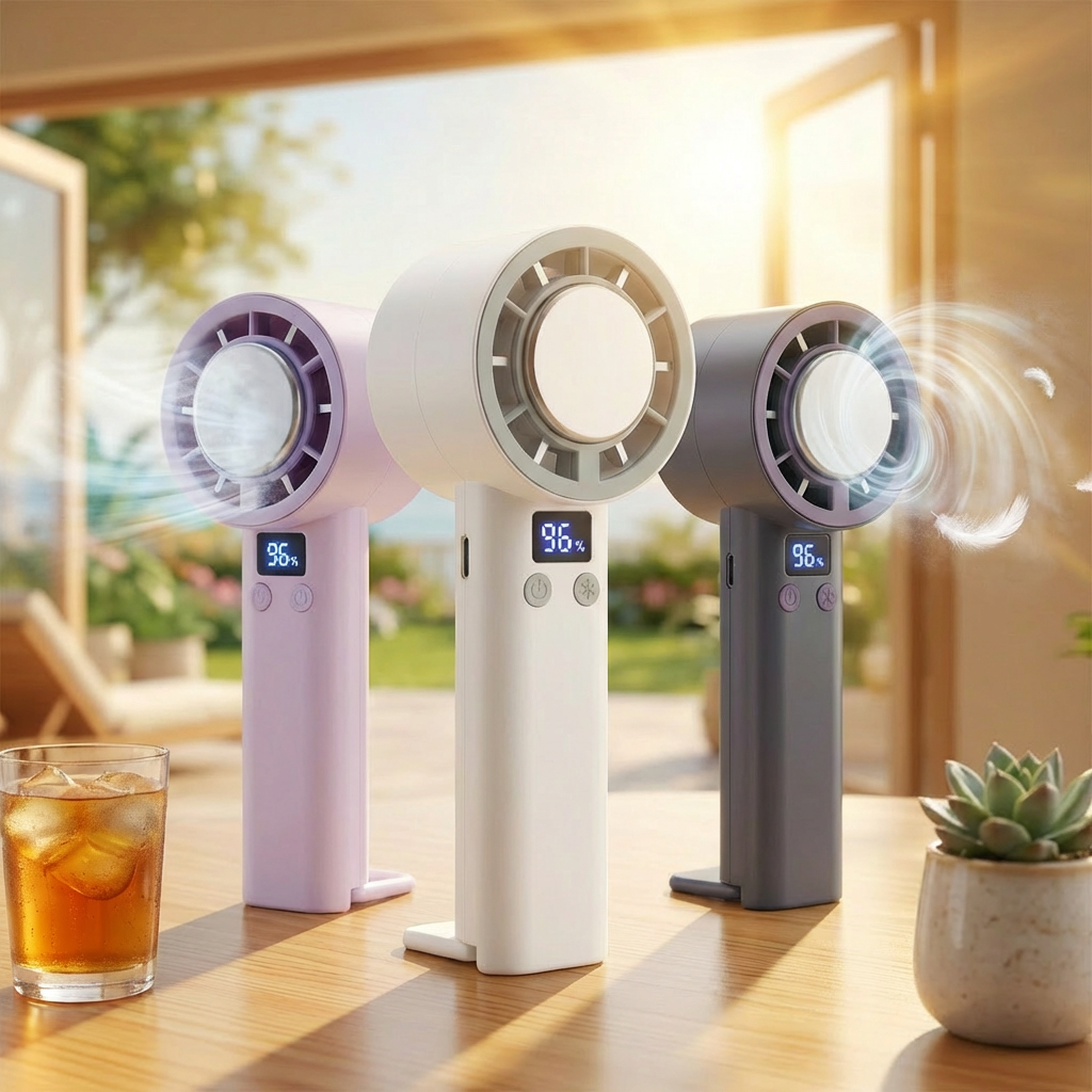 Handheld Mini Fan – Lightweight, Powerful Airflow